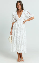 Anieshaya Midi Dress