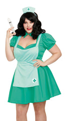 Plus Size Take A Shot Nurse Costume - Image 1