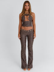 Kamaris Pants Brown