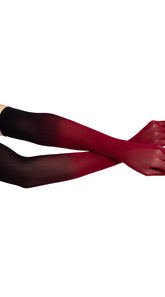Ombre Mesh Opera Length Gloves - Image 1