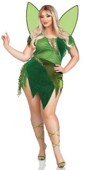 Plus Size Forest Fairy Costume - Image 1