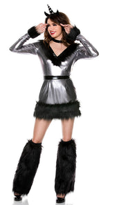 Fantasy Dark Unicorn Costume - Image 1