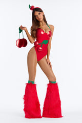 Sweet Heat 4 Piece Costume Set - Red