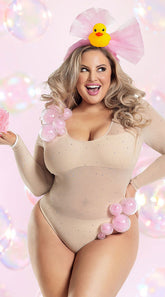 Plus Size Bubble Bath Babe Costume - Image 1