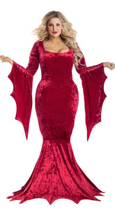 Plus Size Vamp Dress Costume - Image 1