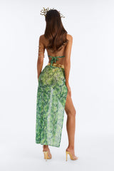 Too Hot To Stare 6 Piece Costume Set - Green/combo