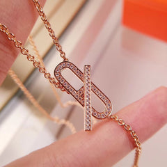 HM FIRE PIG NOSE NECKLACE TRENDY STREET