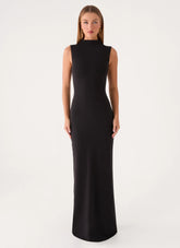 On My Time Maxi Dress - Black