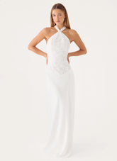 Lilas Maxi Dress - White