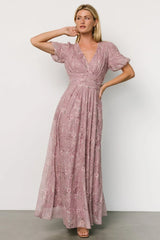 Ardley Maxi Dress | Vintage Plum Floral