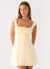 Fornarina Mini Dress - Lemon