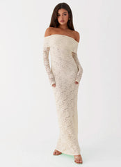 Yours Always Lace Maxi Dress - Ivory