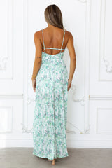 Celestial Daydreams Maxi Dress Green