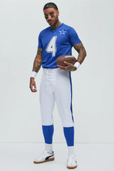 Star Football Player Costume - Blue