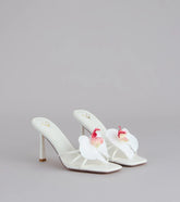 Vacay Mindset Tropical Flower Heels