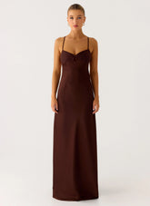 Joanie Maxi Dress - Chocolate