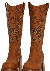 Butterfly Rodeo Western Boots - Copper