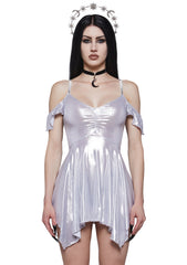 Silver Moon Goddess Dress Costume