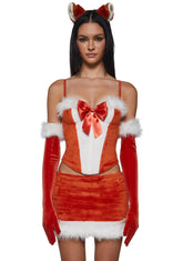 Furry Fox Corset Costume - Orange