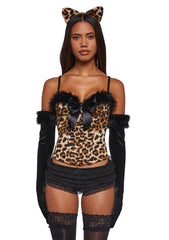 Leopard Skills Corset Costume