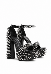 Holy Revelation Pure Platform Heels - Spiked