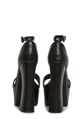Holy Revelation Pure Platform Heels - Black