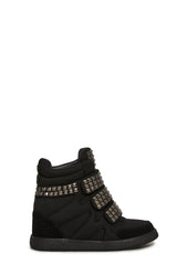 Ambient Wedge Sneakers With Studs