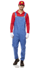 Power Up Men's Video Game Character Costume - Image 1