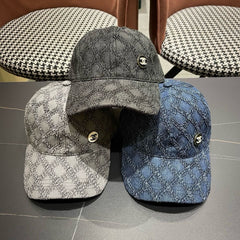 Chanel Logo Denim Hat 213506