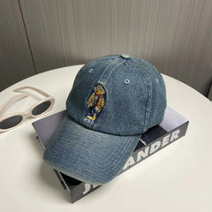 Denim Bear Baseball Cap 240657