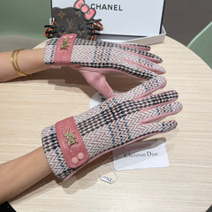 GLOVES IN COLORFUL WOOL 463807