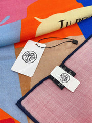 Is This a Love Story Scarf 140 CM In Colorful Cashmere And Silk 217220
