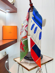 En Studio Scarf 90 CM In Colorful Silk Twill 235406