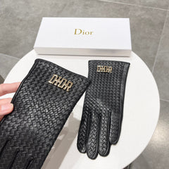 TOUCHSCREEN GLOVES IN BLACK LAMBSKIN 119030