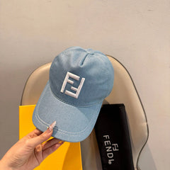 Fendi Double F Baseball Cap Cotton 323705