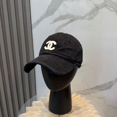 Chanel Logo Baseball Cap Cotton 323826