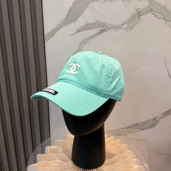 Chanel Logo Baseball Cap Cotton 323818