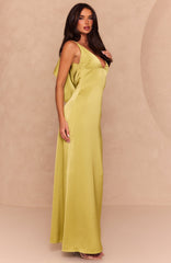 Love Attire Maxi Dress Chartreuse
