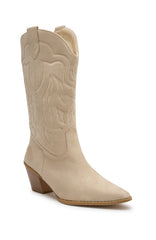 Darcy Cowboy Boots Nude