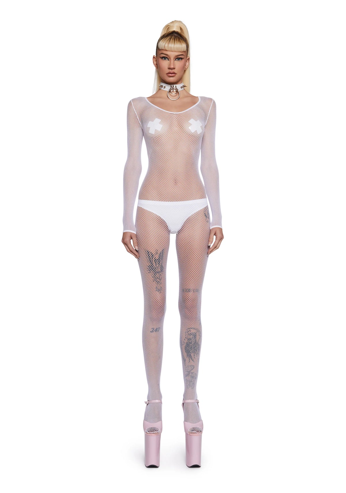 Private Performance Fishnet Body Stocking