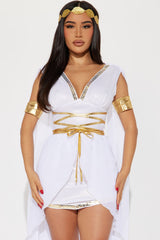 Goddess Of Love 3 Piece Costume Set - White