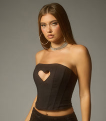 Heartbreaker Status Lace-Up Corset Top
