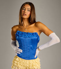 Fairest Of All Satin Corset Top