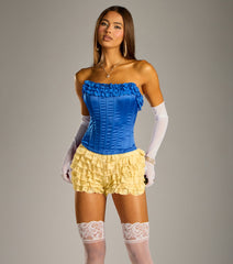 Fairest Of All Satin Corset Top