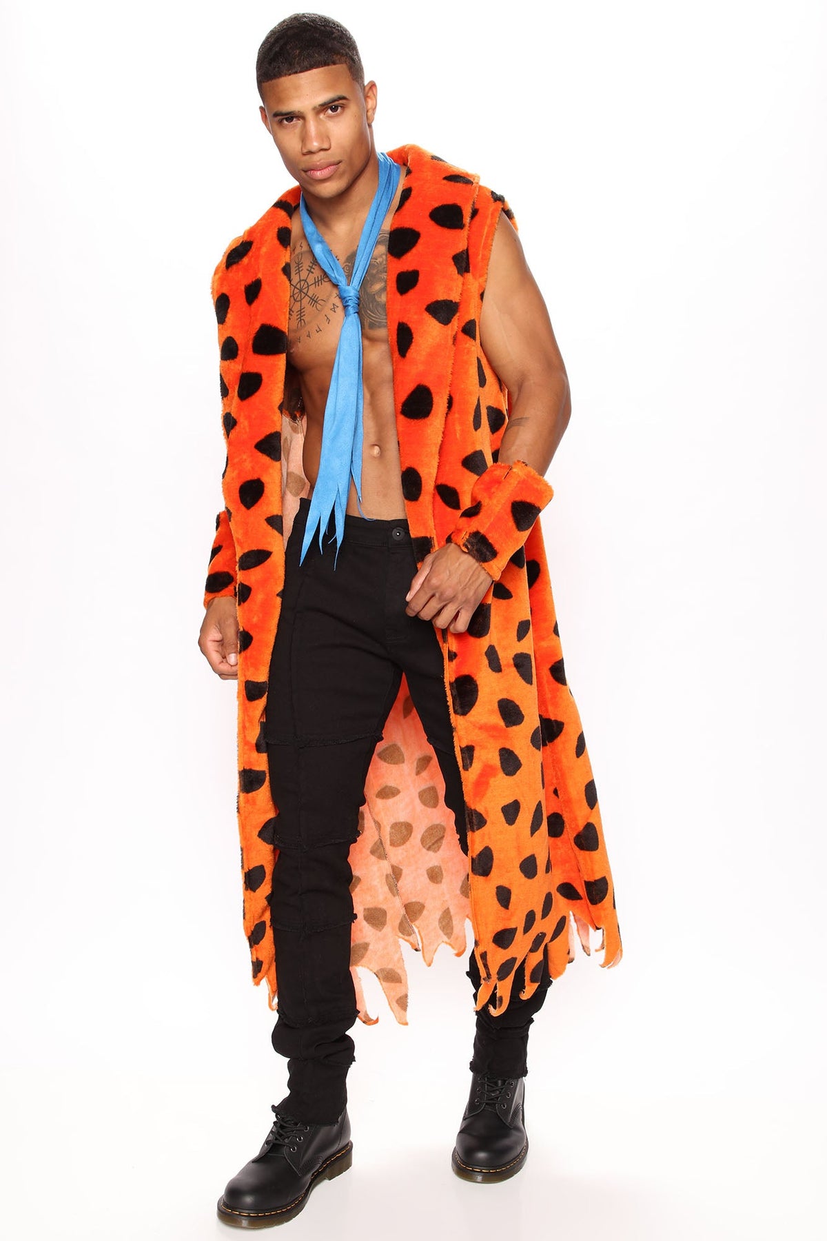 Bedrock Boss 3 Piece Costume Set - Orange