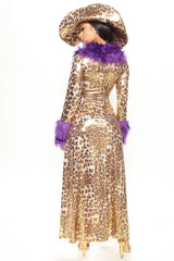 Made Of Money 3 Piece Costume Set - Gold/combo