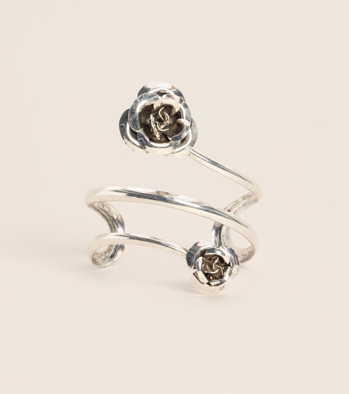 Rose To The Occasion Floral Arm Cuff Bracelet