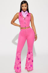 Western Star Girl 3 Piece Costume Set - Pink