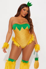 Pretty Pineapple 5 Piece Costume Set - Yellow