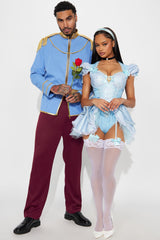Be Your Prince Charming 3 Piece Costume Set - Blue/combo